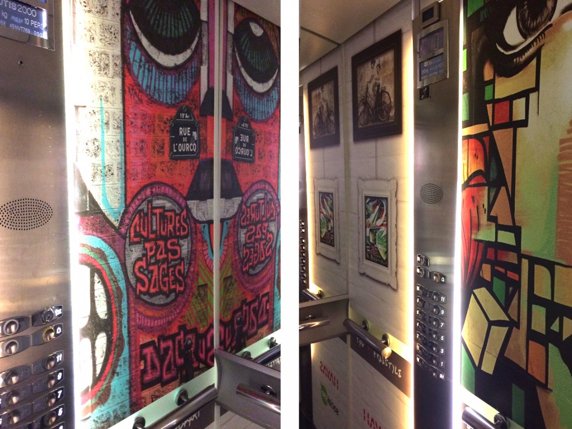 ADMAN MÉDIA COVERING ASCENSEUR