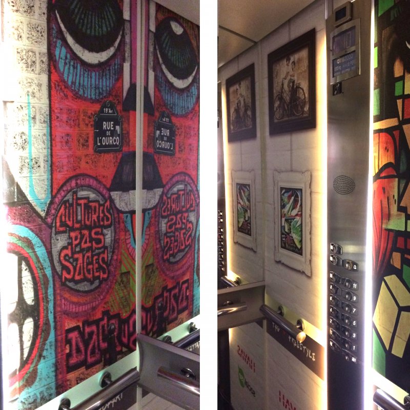 ADMAN MÉDIA COVERING ASCENSEUR