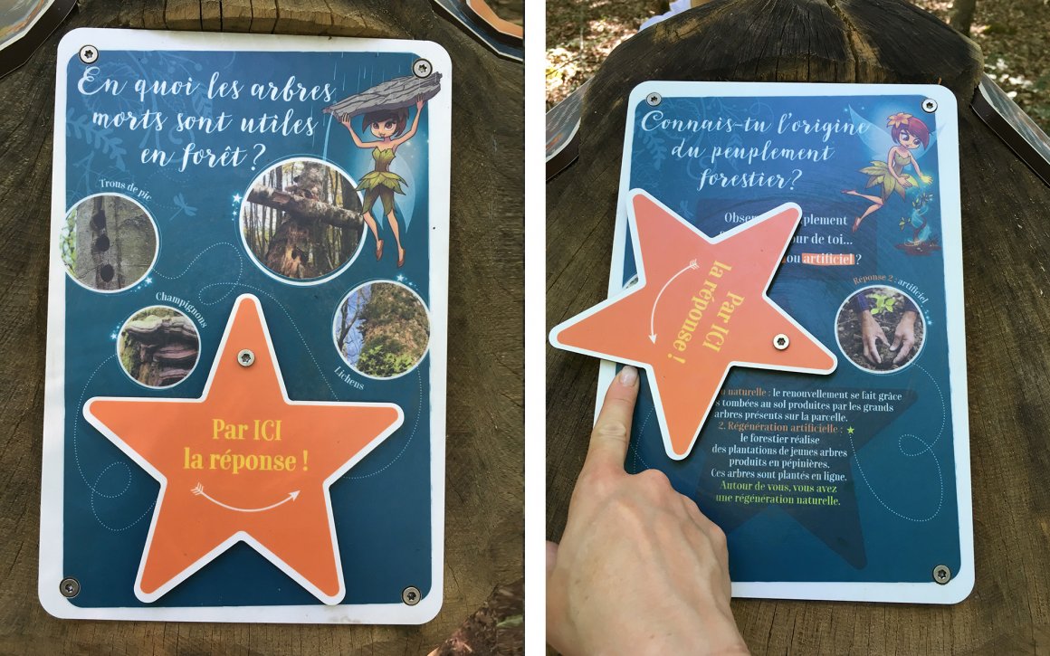SIGNALÉTIQUE PARCOURS EN FORÊT ONF