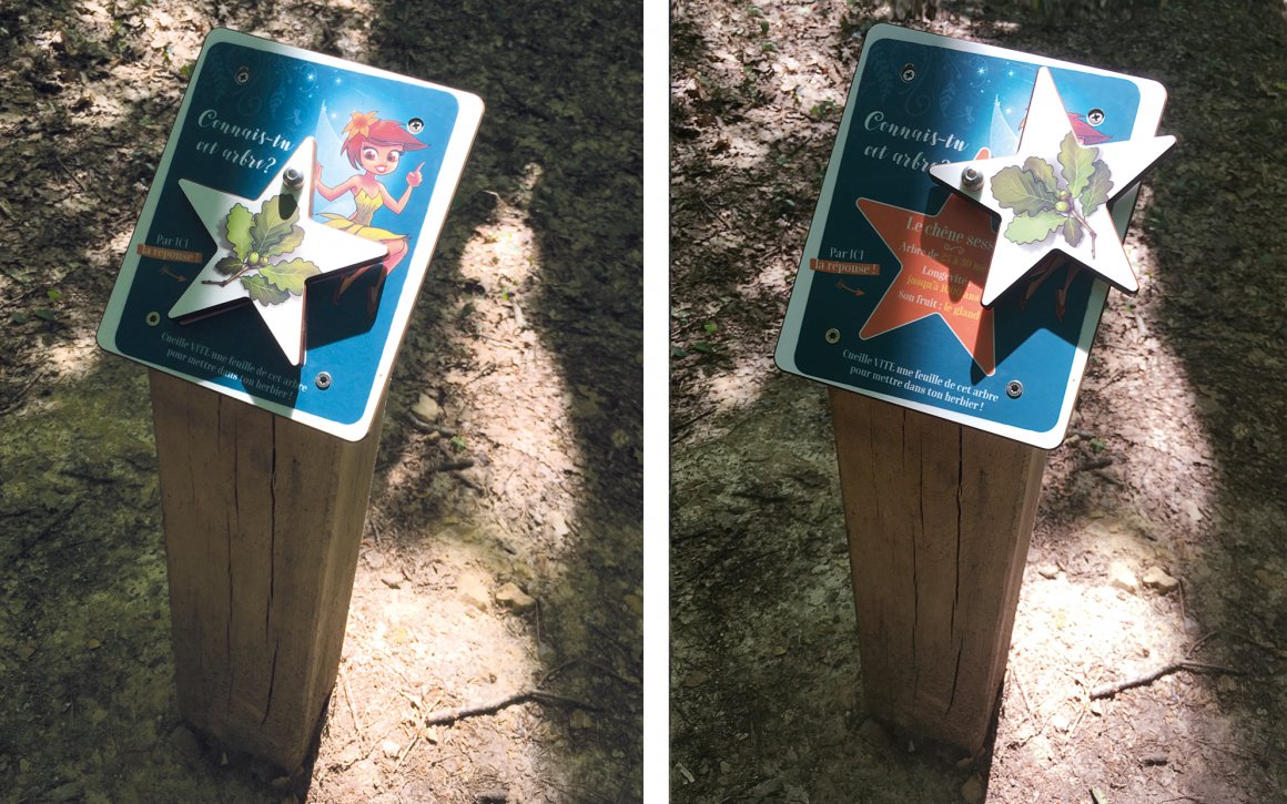 SIGNALÉTIQUE PARCOURS EN FORÊT ONF